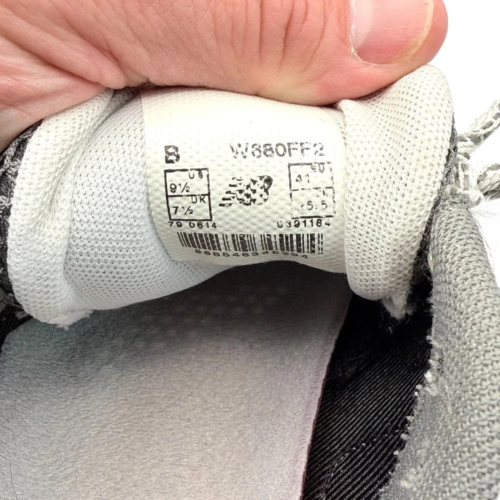 New Balance 680 V2 Women's 9.5 Running Shoes Gray Athletic